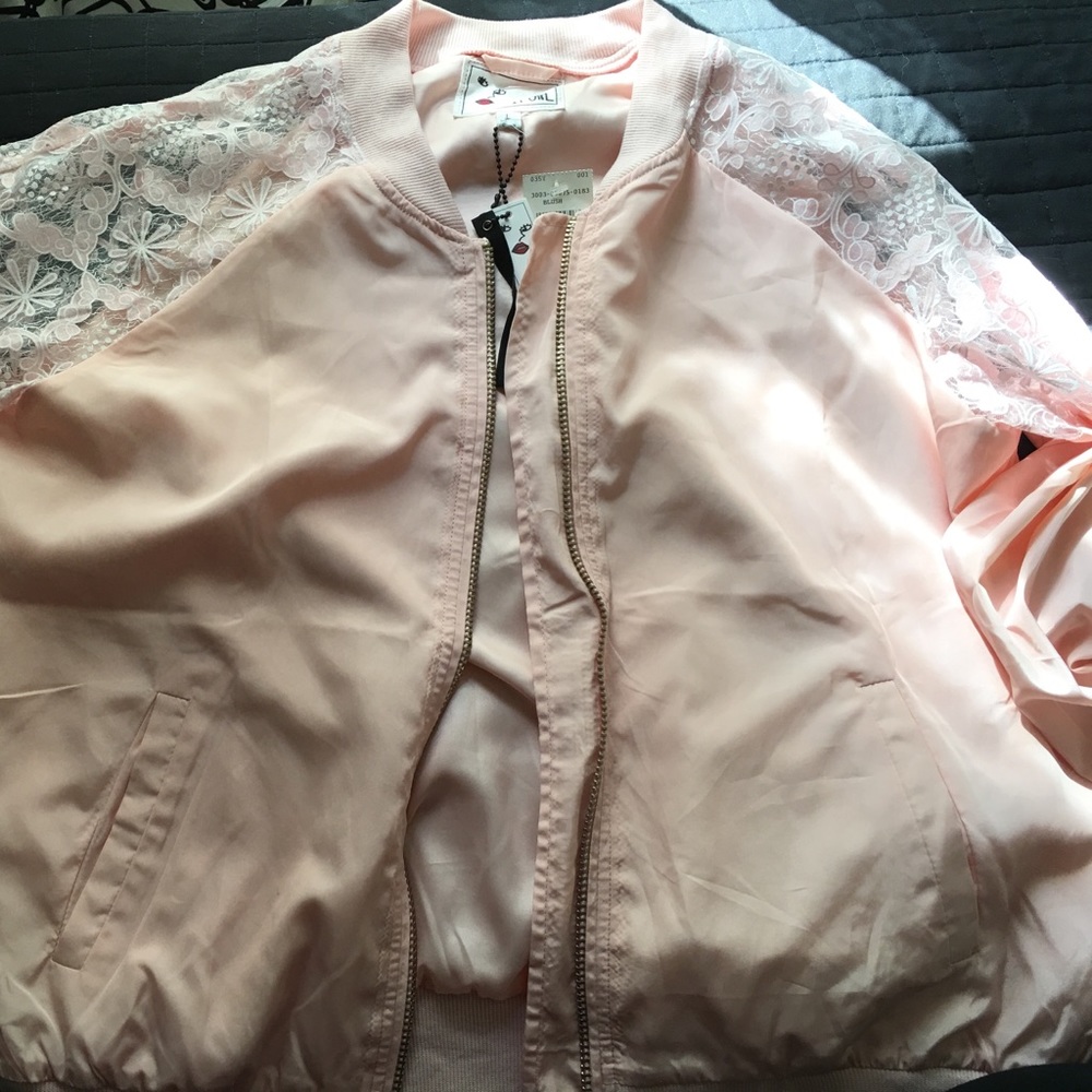 Pinkish Bomber jacket