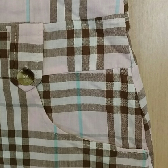 Pink plaid 90s vintage dress - Picture 4 of 5