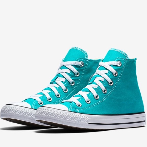 Torquoise Converse Chuck Taylor - Picture 2 of 4