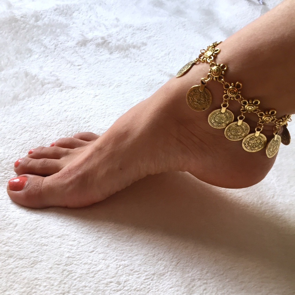 ✨HOST PICK✨ Gold Turkish Coin Anklet
