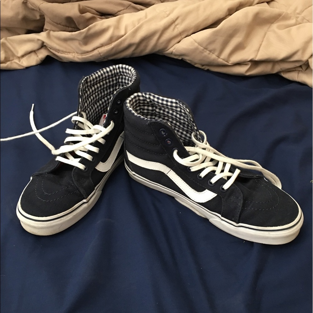 Vans Sk8 Hi Classic High Tops Navy/White