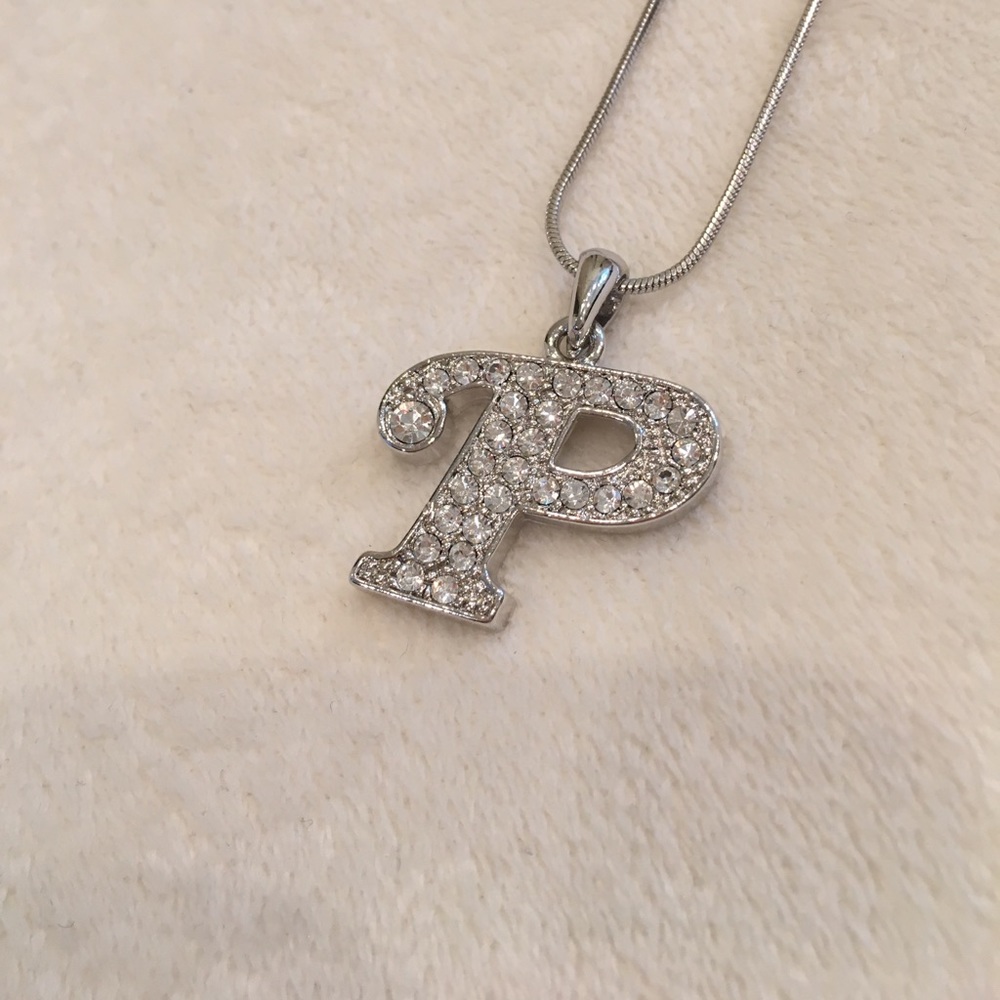"P" initial necklace