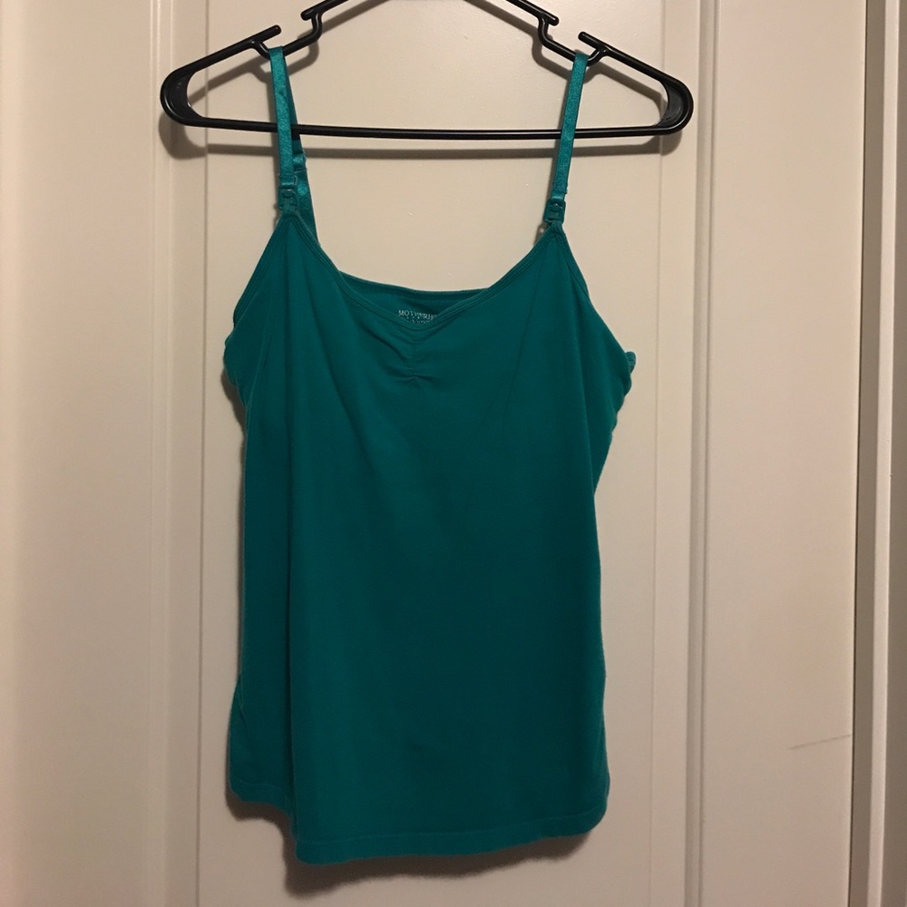 Nursing cami-teal