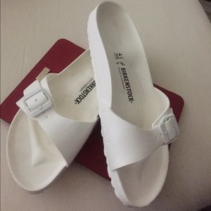 These are white Birkenstocks