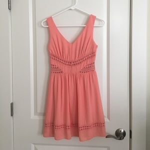 Grapefruit colored sundress