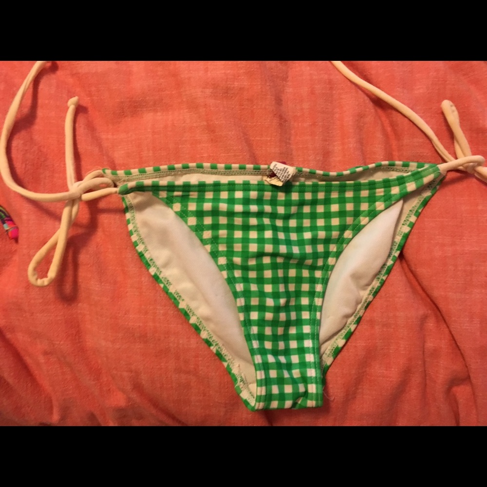 Green bikini bottom