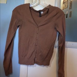 Tan cardigan