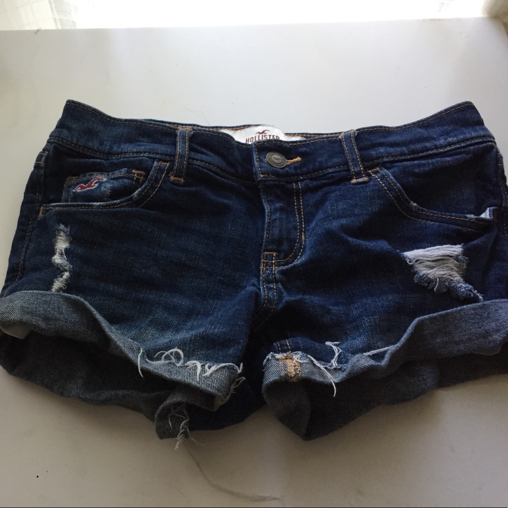 Denim shorts