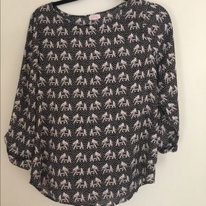 Elephant Printed Shirt