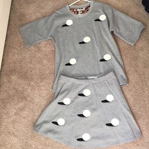 Co-ord top and skirt NWT