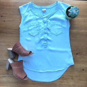 Merona Chambray Top