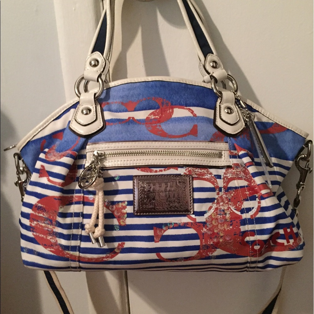 Coach Poppy Nautical Rocker w/ Wallet