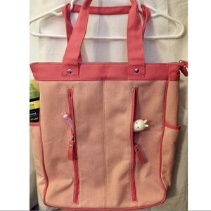 Pink shopping bag from Bath and Body Works