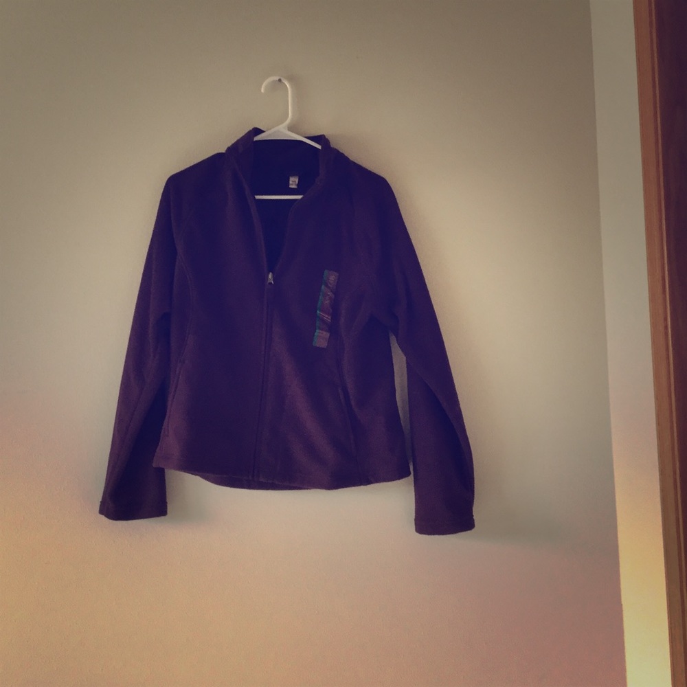 Maroon Zip coat