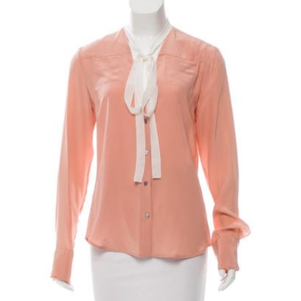 Authentic Costume National Silk Blouse Sz 6