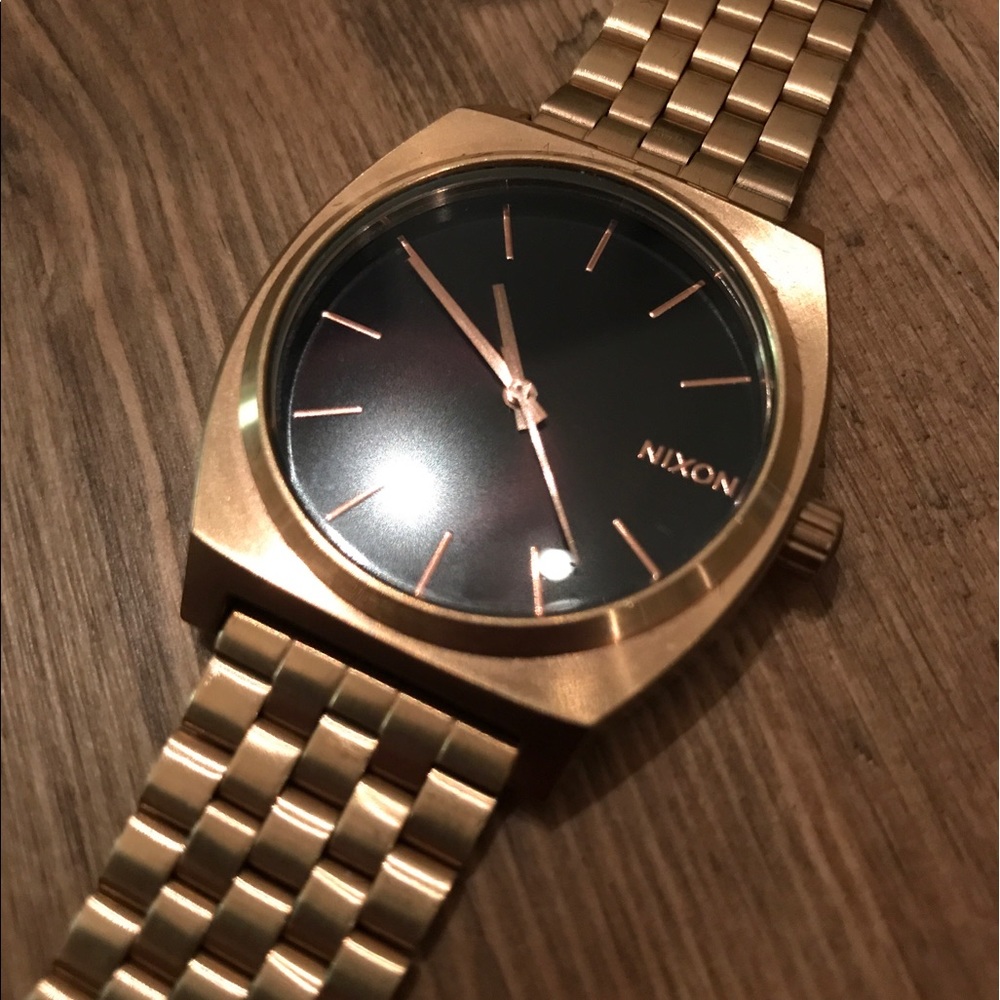 Rose Gold Nixon Watch