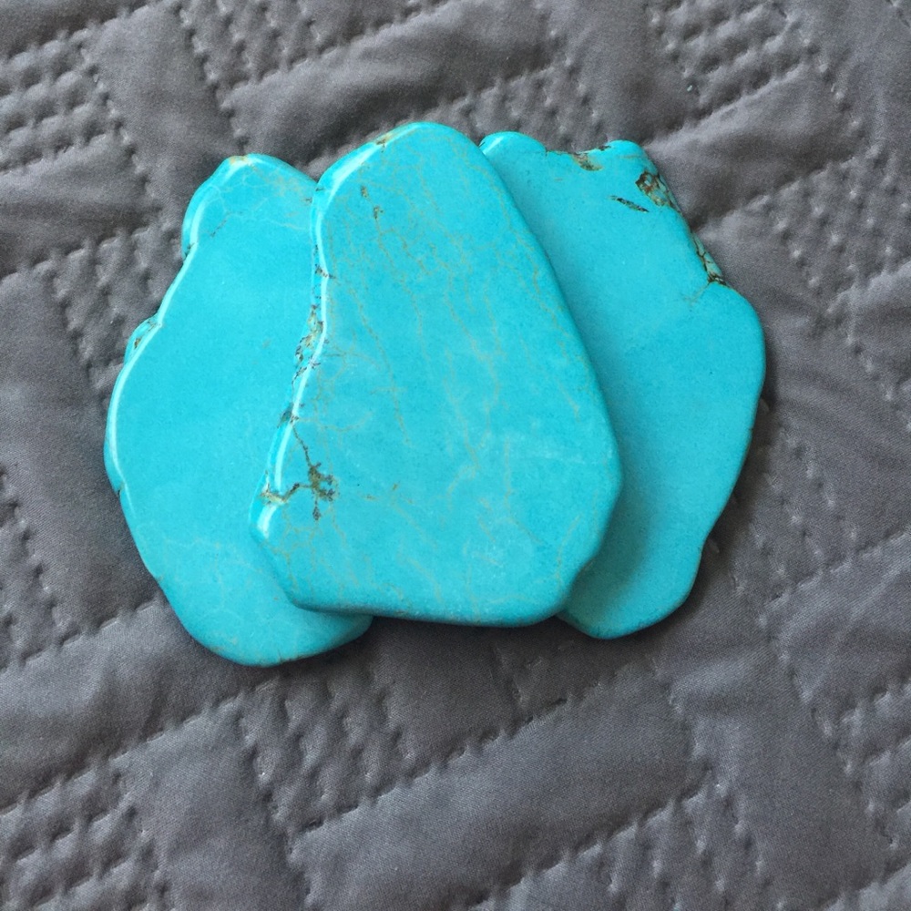 Redford Ranch Turquoise slab belt buckle