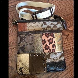 ‼️SOLD‼️Coach Cross Body Patchwork Bag