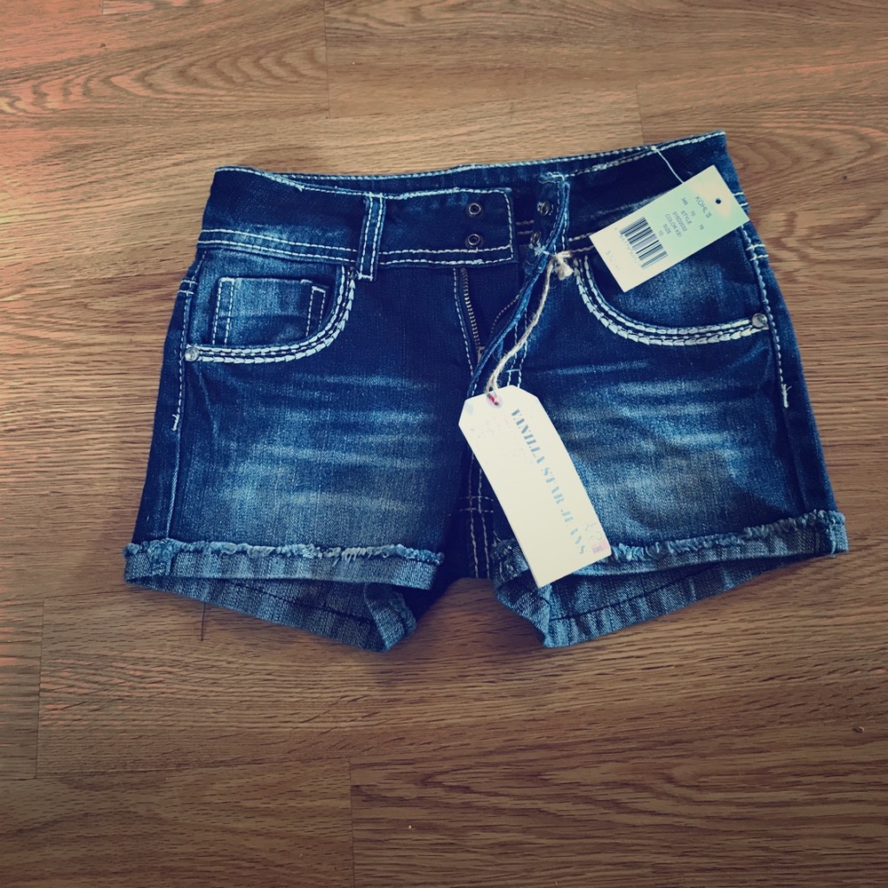 Denim shorts