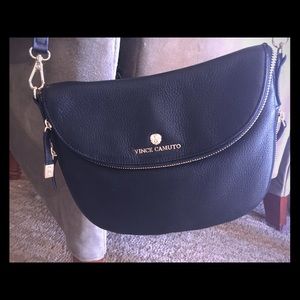 Vince Camuto Black Saddle Crossbody