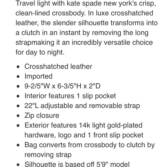 SALE ‼️Kate Spade White Cameron Street Clarise - Picture 7 of 8