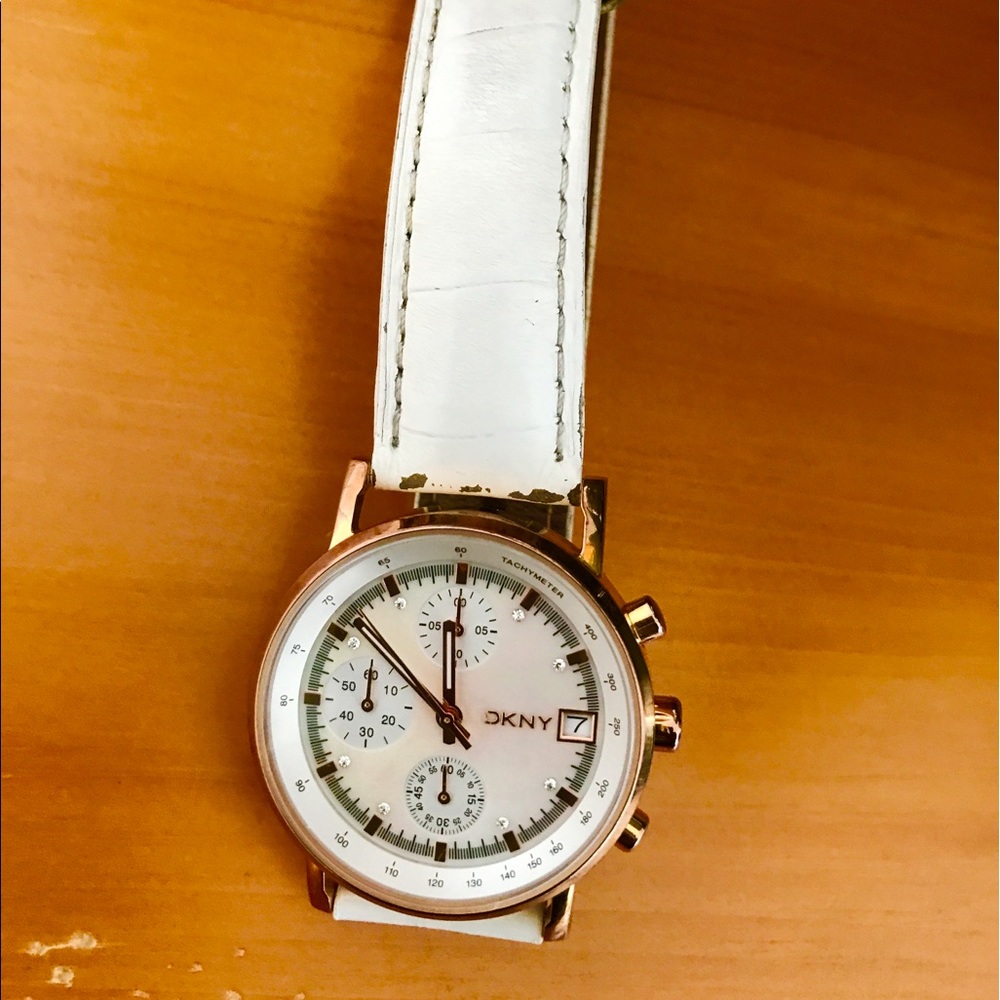 DKNY Rose Gold Chronograph Watch