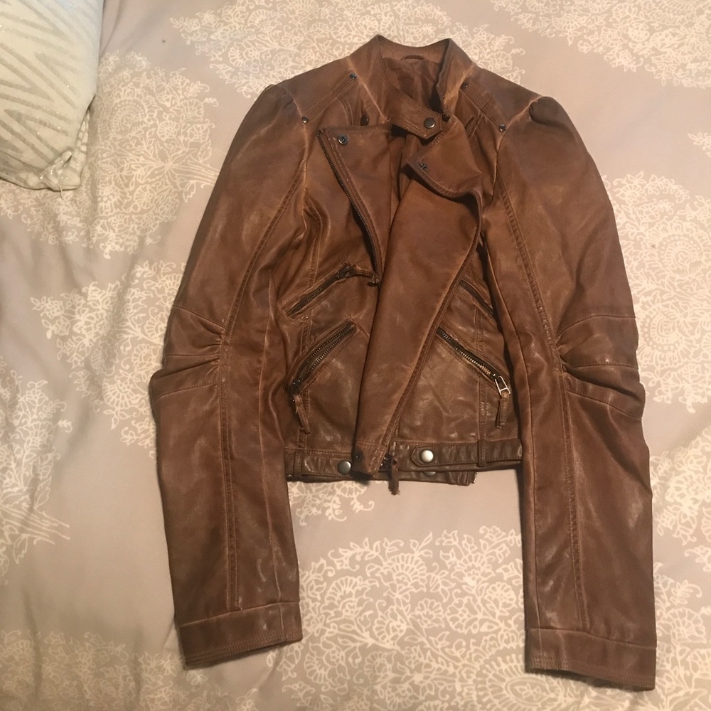 Brown Pleather jacket