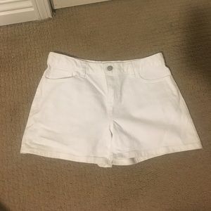 white shorts