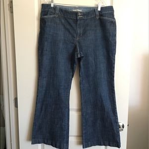 Gap Curvy Dark Denim Size 20 Jeans no rips