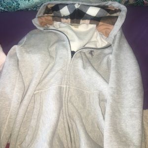 Men's Burberry Zip Up