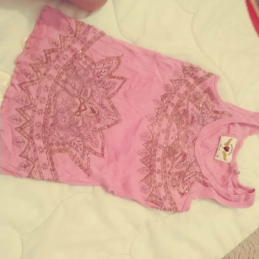 Twisted heart tank top
