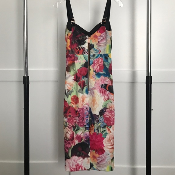 Ted Baker cocktail dress. Size 0. Only worn once. - Picture 2 of 3