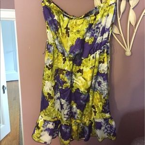 BEBE strapless dress