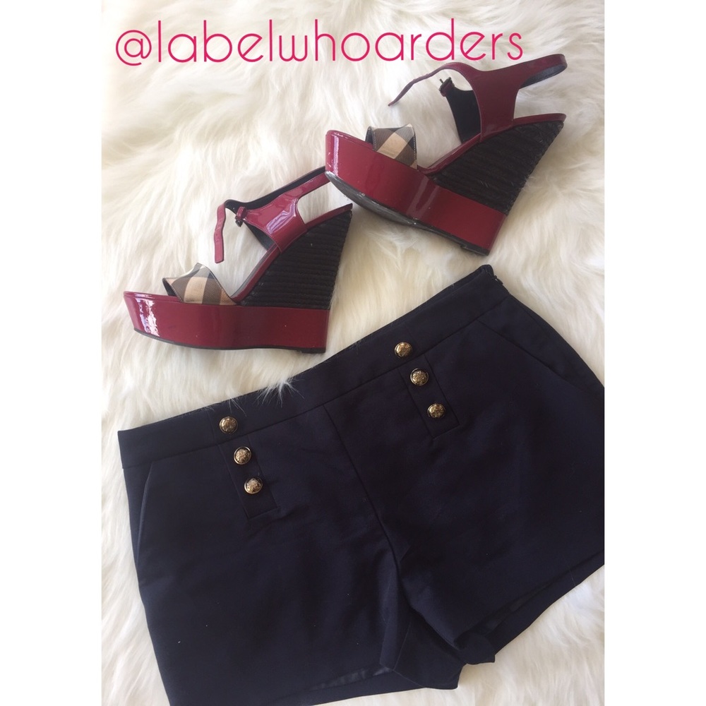 SOLD Forever21 Navy Blue Dress Shorts