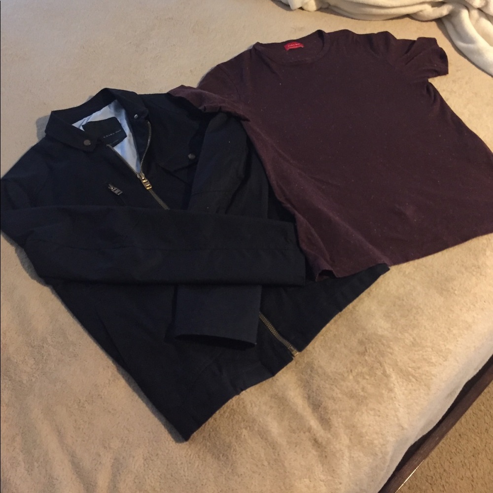 Zara Man Jacket & Shirt