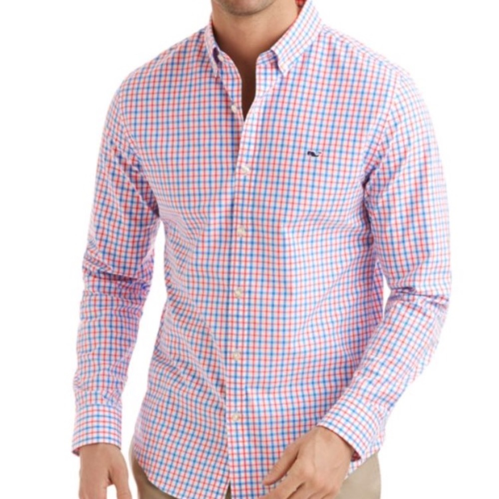 VINEYARD ⭐️⭐️VINES SLIM FIT WHALE SHIRT!!