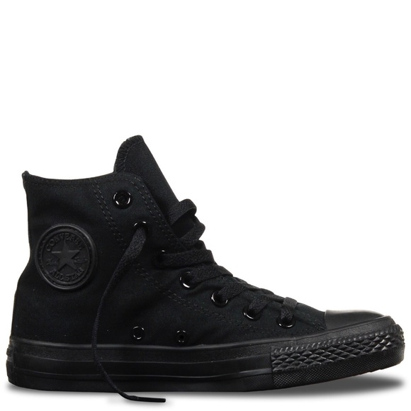 Black All-Star Converse - Picture 1 of 5