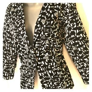 Black & white Blazer