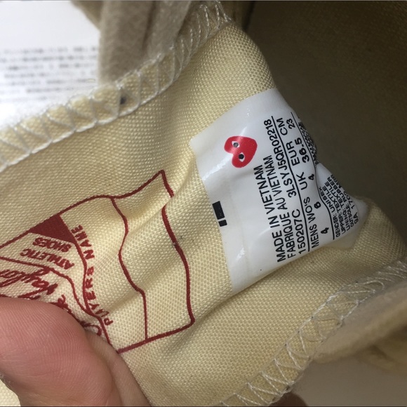 🛑SOLD🛑 COMME des GARÇONS Play x Converse Sneaker - Picture 7 of 8