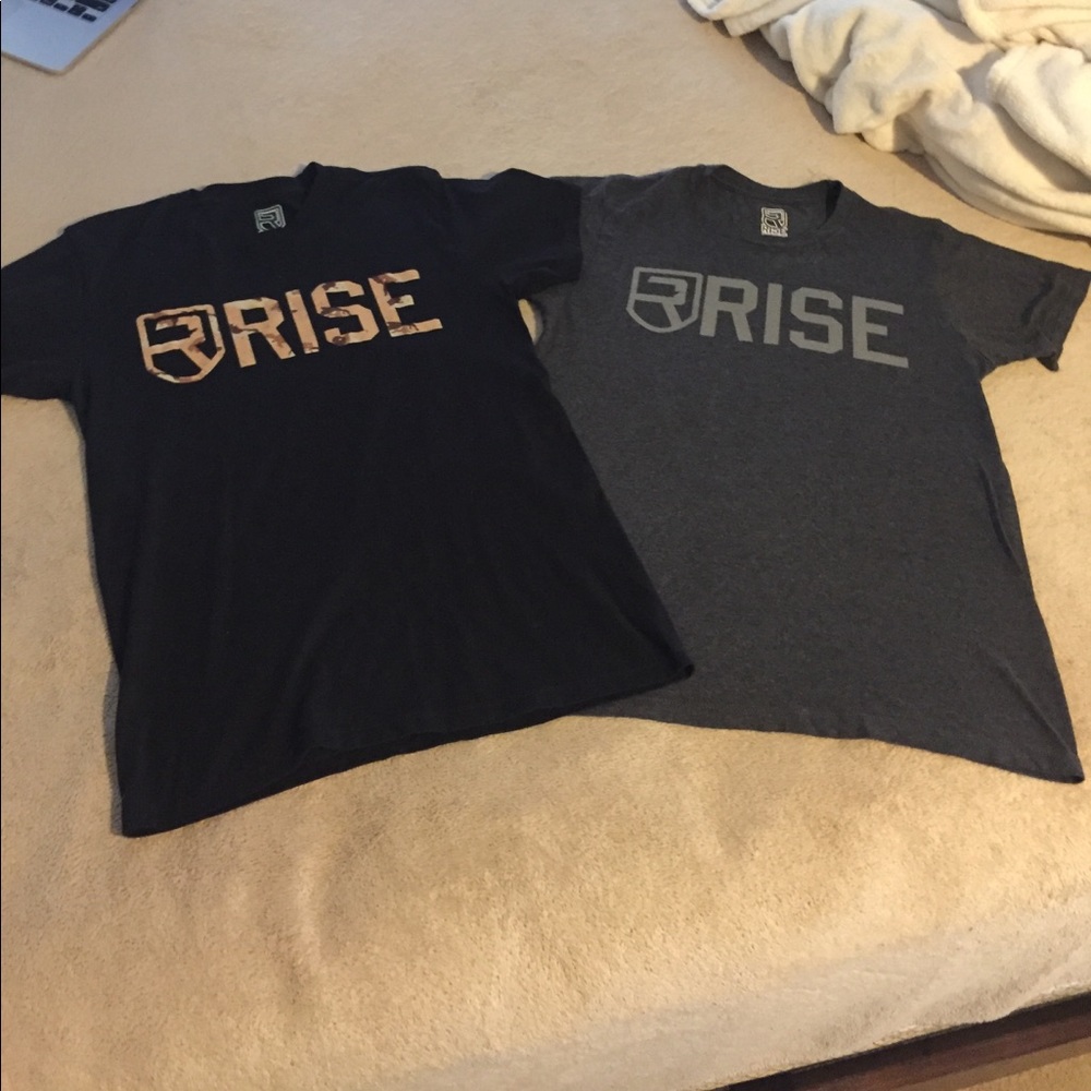 Two Rise shirts