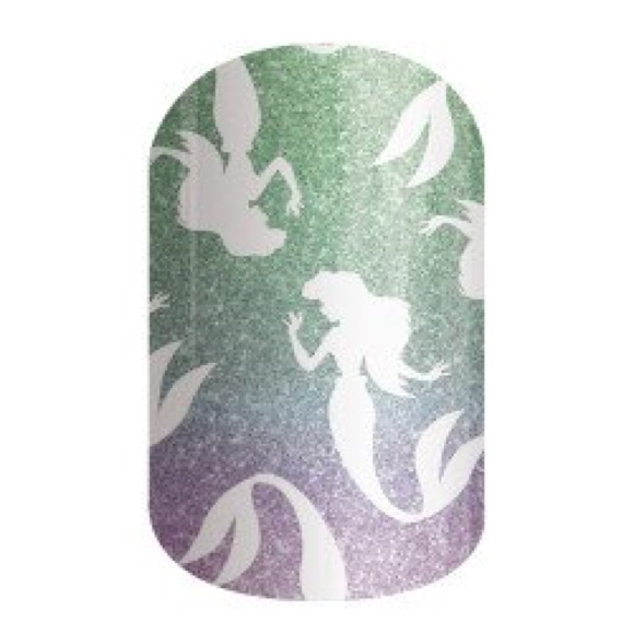 Disney Accessories - HALF SHEET Disney Ocean Ombre Ariel Jamberry