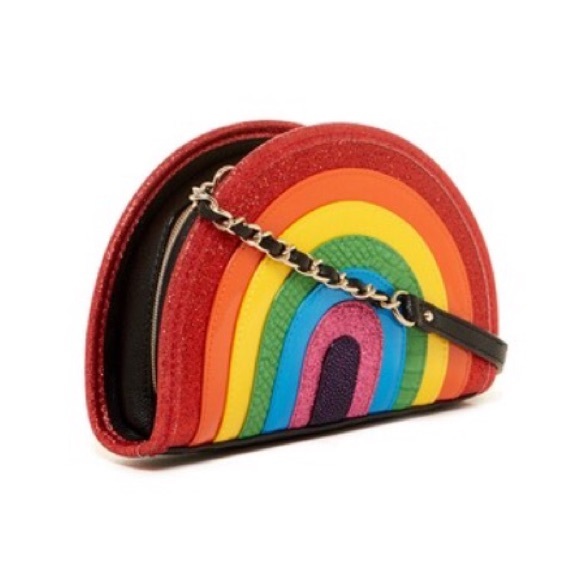 Last one🎉3XHP🎉PRICE FIRM. Betsey Johnson Rainbow - Picture 2 of 5