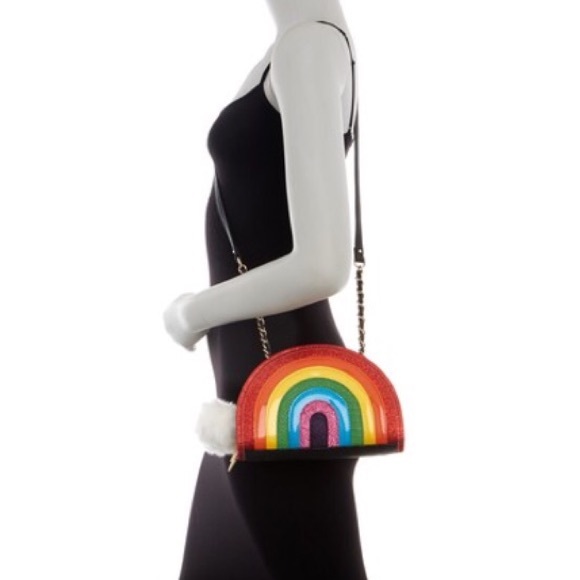 Last one🎉3XHP🎉PRICE FIRM. Betsey Johnson Rainbow - Picture 4 of 5