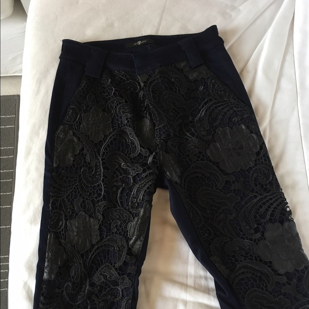 Seven pants blue and black