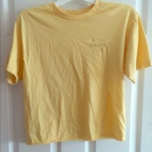 brandy melville honey t shirt