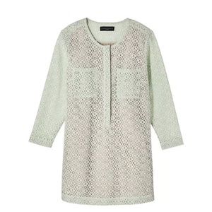 NWT Victoria Beckham Target Mint Green Lace Dress