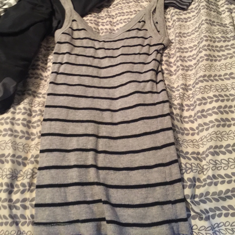 Black And Gray Tanktop