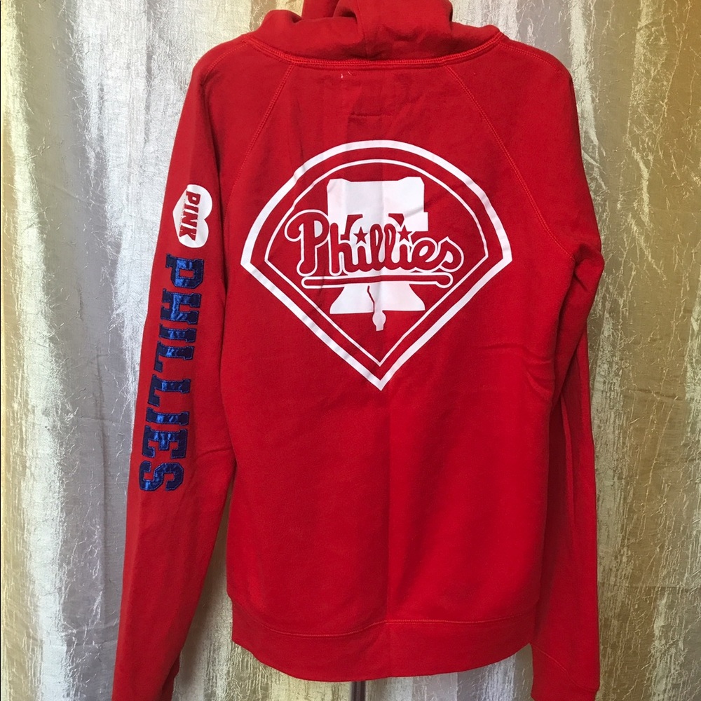 Pink Victoria's Secret Phillies hoodie