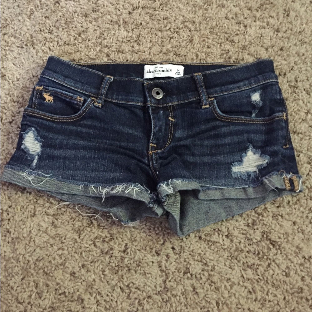 Jean shorts dark wash