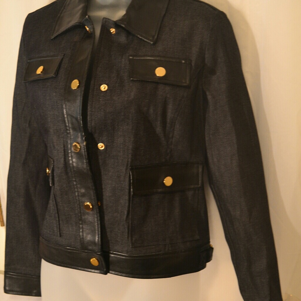 Denim & Leather Jacket